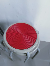 Image of Kursi Bulat Merah