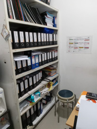 Image of Rak Besi Teriplek putih